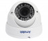 AC-IDV403VMSX (2.8-12) Amatek Купольная антивандальная IP видеокамера, объектив 2.8-12мм, 4Мп, Ик, POE, встроенный микрофон, microSD