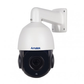 AC-I510PTZT (4.7-94мм, 20x опт) Amatek Купольная поворотная IP видеокамера, ИК, 5Мп, PoE, встроенный микрофон, microSD