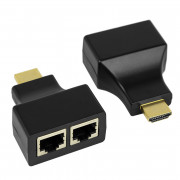 17-6916 REXANT Конвертер (удлинитель) HDMI-UTP до 30 метров