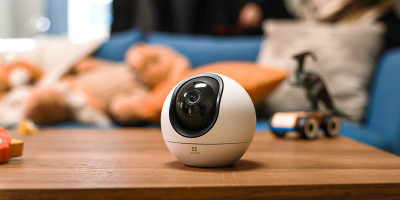 CS-C6 EZVIZ Поворотная WIFI IP-камера, объектив 4мм, 5Мп, встроенный микрофон, MicroSD, ИК